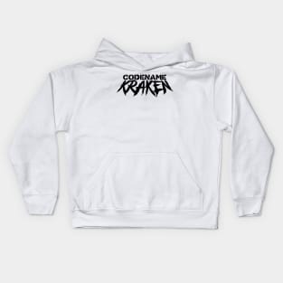 Nu Kraken black Kids Hoodie